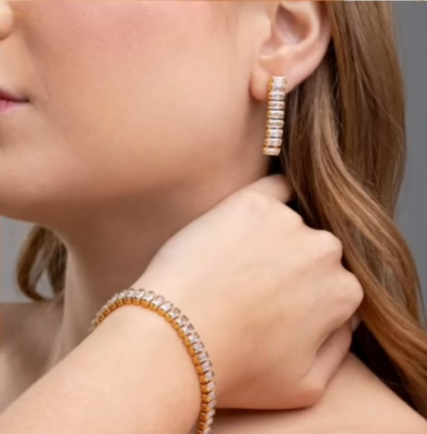 Pulseira Allure Zircônias Baguetes - Imagem 2